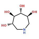 1H-Azepine-3,4,5,6-tetrol, hexahydro-, (3S,4R,5R,6S)-