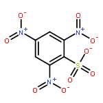 Benzenesulfonic acid,2,4,6-trinitro-, ion(1-)