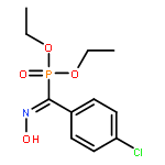 Phosphonic acid, [(4-chlorophenyl)(hydroxyimino)methyl]-, diethyl ester