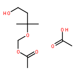 1-Butanol, 3-[(acetyloxy)methoxy]-3-methyl-, acetate