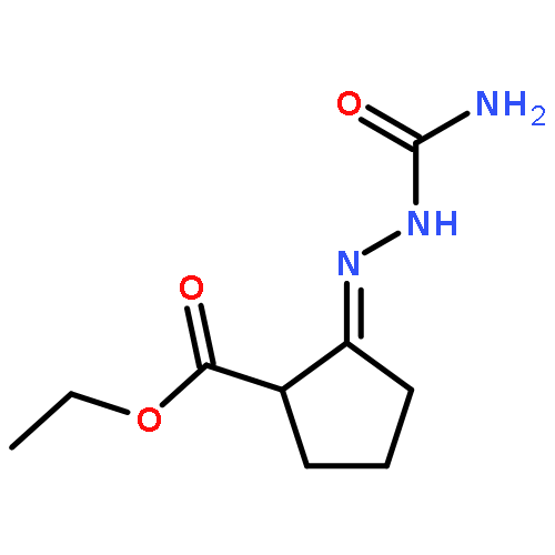 Cyclopentanecarboxylic acid, 2-[(aminocarbonyl)hydrazono]-, ethylester