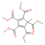 pentamethyl 5-methylcyclopenta-1,3-diene-1,2,3,4,5-pentacarboxylate