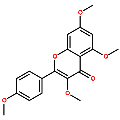 4H-1-Benzopyran-4-one, 3,5,7-trimethoxy-2-(4-methoxyphenyl)-