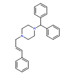 Piperazine,1-(diphenylmethyl)-4-[(2E)-3-phenyl-2-propen-1-yl]-