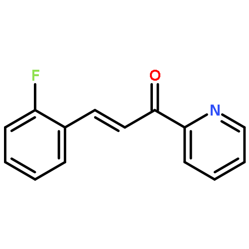 2-Propen-1-one, 3-(2-fluorophenyl)-1-(2-pyridinyl)-