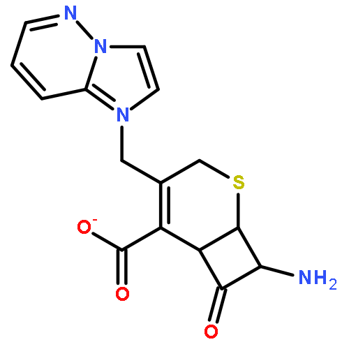 (1R,8S)-8-Amino-4-(imidazo[1,2-b]pyridazin-1-ium-1-ylmethyl)-7-ox o-2-thiabicyclo[4.2.0]oct-4-ene-5-carboxylate