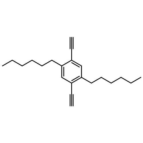 Benzene, 1,4-diethynyl-2,5-dihexyl-