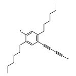 Poly[(2,5-dihexyl-1,4-phenylene)-1,3-butadiyne-1,4-diyl]