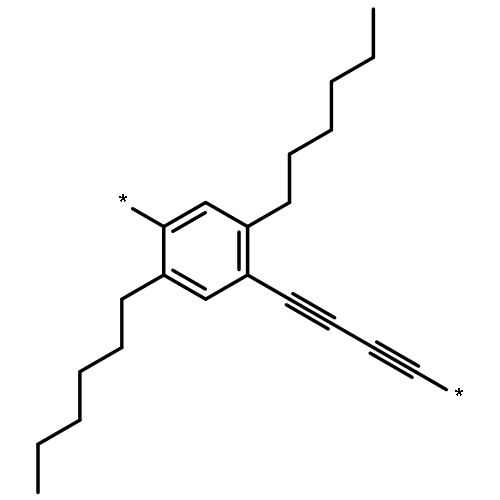 Poly[(2,5-dihexyl-1,4-phenylene)-1,3-butadiyne-1,4-diyl]