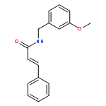 2-Propenamide, N-[(3-methoxyphenyl)methyl]-3-phenyl-, (E)-