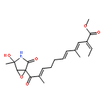 methyl (2E,3E,5E,9E)-2-ethylidene-11-[(1R,5R)-4-hydroxy-4-methyl-2-oxo-6-oxa-3-azabicyclo[3.1.0]hex-1-yl]-4,10-dimethyl-11-oxoundeca-3,5,9-trienoate