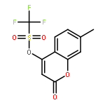 Methanesulfonic acid, trifluoro-, 7-methyl-2-oxo-2H-1-benzopyran-4-ylester