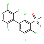 1,1'-Biphenyl, 2,2',3',4,5,6'-hexachloro-3-(methylsulfonyl)-