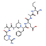 H-Arg-Val-Leu-(?)-Phe-Glu-Ala-Nle-NH2
