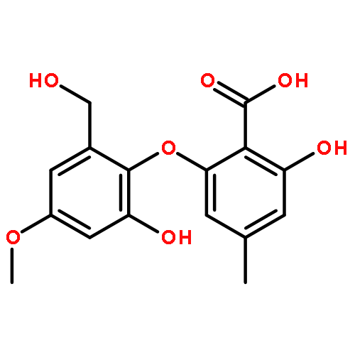 Benzoic acid,2-hydroxy-6-[2-hydroxy-6-(hydroxymethyl)-4-methoxyphenoxy]-4-methyl-