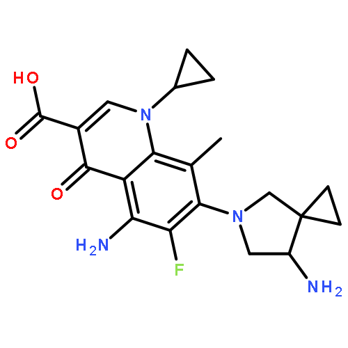 (S)-5-Amino-7-(7-amino-5-azaspiro[2.4]heptan-5-yl)-1-cyclopropyl-6-fluoro-8-methyl-4-oxo-1,4-dihydroquinoline-3-carboxylic acid