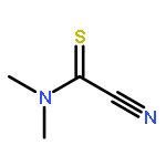 Carbonocyanidothioic amide, dimethyl-