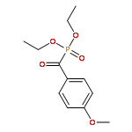 Phosphonic acid,(4-methoxybenzoyl)-, diethyl ester