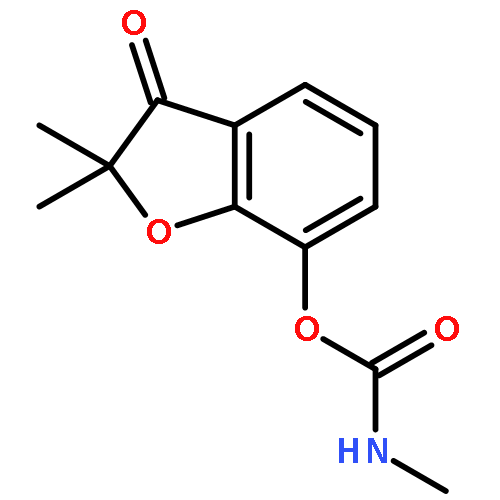 2,2-Dimethyl-3-oxo-2,3-dihydrobenzofuran-7-yl methylcarbamate