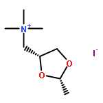 1,3-Dioxolane-4-methanaminium,N,N,N,2-tetramethyl-, iodide (1:1), (2R,4S)-rel-