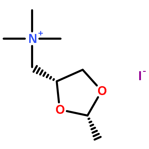 1,3-Dioxolane-4-methanaminium,N,N,N,2-tetramethyl-, iodide (1:1), (2R,4S)-rel-