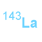 Lanthanum, isotope ofmass 143