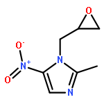 2-methyl-5-nitro-1-(oxiran-2-ylmethyl)-1H-imidazole