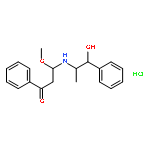 (3R)-3-(((1S)-1-Hydroxy-1-phenylpropan-2-yl)amino)-3-methoxy-1-phenylpropan-1-one hydrochloride