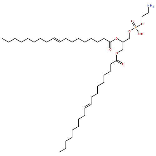 9-Octadecenoic acid,1-[[[(2-aminoethoxy)hydroxyphosphinyl]oxy]methyl]-1,2-ethanediyl ester,(9E,9'E)-