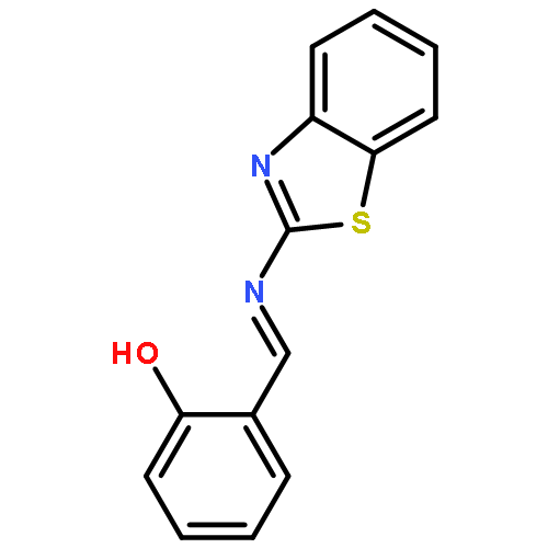 Phenol, 2-[(2-benzothiazolylimino)methyl]-