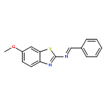 2-Benzothiazolamine, 6-methoxy-N-(phenylmethylene)-