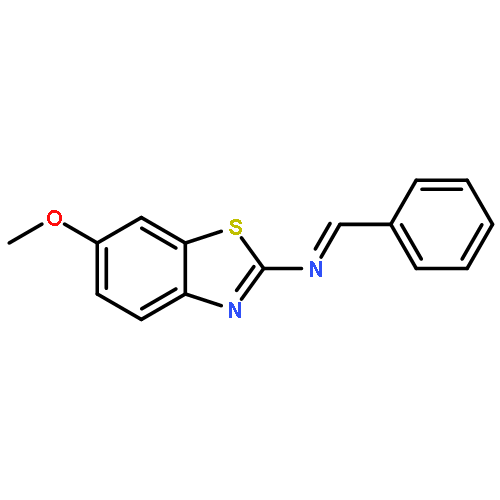 2-Benzothiazolamine, 6-methoxy-N-(phenylmethylene)-