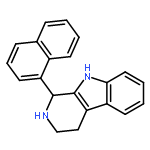 1H-Pyrido[3,4-b]indole, 2,3,4,9-tetrahydro-1-(1-naphthalenyl)-