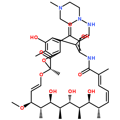 Rifamycin,25-O-deacetyl-3-[(E)-[(4-methyl-1-piperazinyl)imino]methyl]-