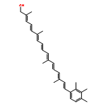 2,4,6,8,10,12,14,16-Heptadecaoctaen-1-ol,2,6,11,15-tetramethyl-17-(2,3,4-trimethylphenyl)-,(2E,4E,6E,8E,10E,12E,14E,16E)- (9CI)