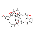 3-Furancarboxylic acid,(8R,9R,10R,11S,12R,13R,14R,15S,21S,22S,23R)-10,13,22,23-tetrakis(acetyloxy)-12-[(acetyloxy)methyl]-7,8,9,10,12,13,14,15,17,18,19,20-dodecahydro-21-hydroxy-8,18,21-trimethyl-5,17-dioxo-8,11-epoxy-9,12-ethano-11,15-methano-5H,11H-[1,9]dioxacyclooctadecino[4,3-b]pyridine-14,18-diylester (9CI)