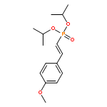 Phosphonic acid, [(1E)-2-(4-methoxyphenyl)ethenyl]-, bis(1-methylethyl)ester