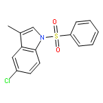 1H-Indole, 5-chloro-3-methyl-1-(phenylsulfonyl)-