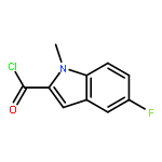 1H-Indole-2-carbonyl chloride, 5-fluoro-1-methyl- (9CI)