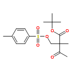 Butanoic acid, 2-methyl-2-[[[(4-methylphenyl)sulfonyl]oxy]methyl]-3-oxo-,1,1-dimethylethyl ester