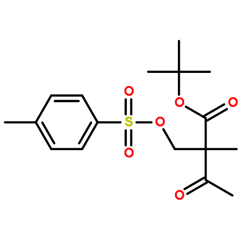 Butanoic acid, 2-methyl-2-[[[(4-methylphenyl)sulfonyl]oxy]methyl]-3-oxo-,1,1-dimethylethyl ester