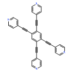 Pyridine, 4,4',4'',4'''-(1,2,4,5-benzenetetrayltetra-2,1-ethynediyl)tetrakis-