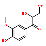 2,3-Dihydroxy-1-(4-hydroxy-3-methoxyphenyl)-1-propanone