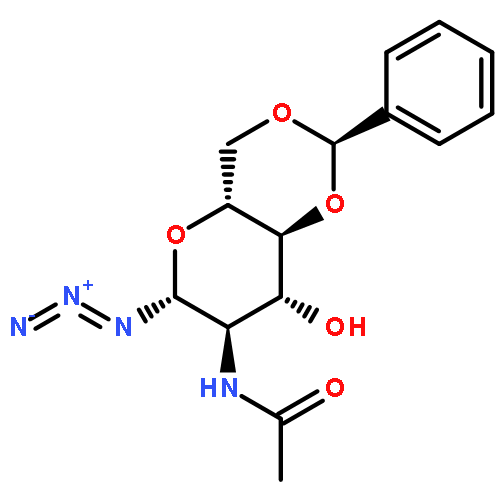 b-D-Glucopyranosyl azide,2-(acetylamino)-2-deoxy-4,6-O-[(R)-phenylmethylene]-