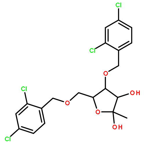 (2S,3R,4S,5R)-4-((2,4-Dichlorobenzyl)oxy)-5-(((2,4-dichlorobenzyl)oxy)methyl)-2-methyltetrahydrofuran-2,3-diol