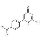 4(1H)-Pyrimidinone, 2-amino-6-(4-nitrophenyl)-