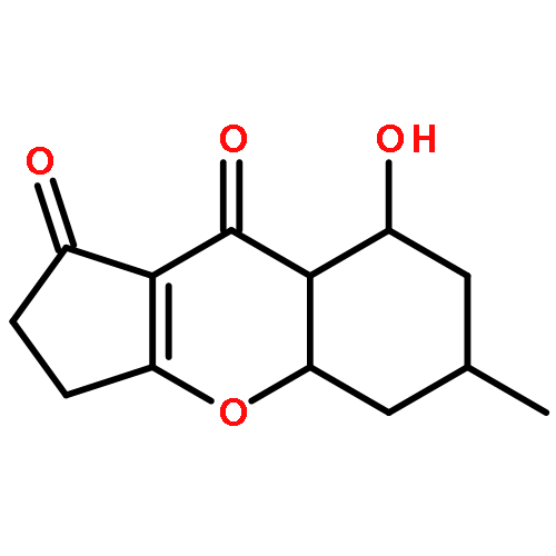 Cyclopenta[b][1]benzopyran-1,9-dione,2,3-dihydro-8-hydroxy-6-methyl-