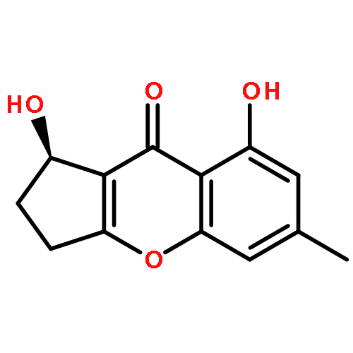 Cyclopenta[b][1]benzopyran-9(1H)-one,2,3-dihydro-1,8-dihydroxy-6-methyl-, (1R)-