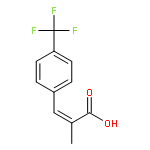 2-Propenoic acid, 2-methyl-3-[4-(trifluoromethyl)phenyl]-, (2E)-