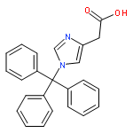 1H-Imidazole-4-acetic acid, 1-(triphenylmethyl)-